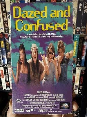 Dazed And Confused 1993 VHS Rare Original Release NON RENTAL  - Image 1 of 3