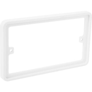 Schneider 2 Gang Double White Spacer Plate Double Socket Spacer Back Round Edge
