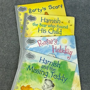 Silver Tales 4 x Softcover Picture Book Bundle Hamish The Bear Barty's Scarf - Picture 1 of 9