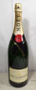 Maniquí de champán Moet & Chandon Imperial Brut botella vacía utilería Jeroboam grande - Imagen 1 de 9