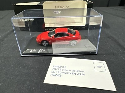 ALFA ROMEO GTV 2003 RED DIECAST MODEL 1:43 SCALE - image 1 of 4