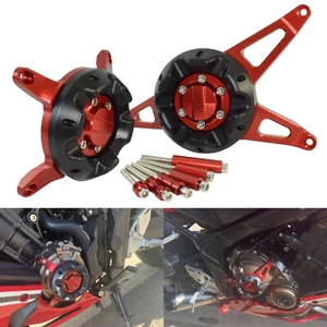 Red Engine Guard Sliders Protection Set For HONDA CB650F CBR650F CB650R CBR650R - Picture 1 of 6