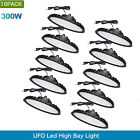 10Pack 300W Warehouse UFO Led High Bay Light Factory Industrial Commercial Light