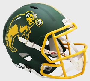 NORTH DAKOTA STATE BISON NDSU Riddell SPEED Full Size Replica Football Helmet - Picture 1 of 1