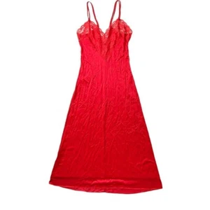 Vintage 1970s Circle III New York Women's Maxi Slip Dress / Robe - Picture 1 of 6