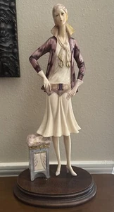 Amilcare Santini Sculpture 1920’s Lady, 18.5” Tall Classic Figure - Picture 1 of 16