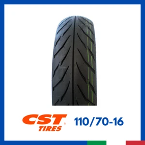 Copertone Gomma Pneumatico Ruota 110 70 16 52p scooter ciclomotore moto tubeless - Foto 1 di 1
