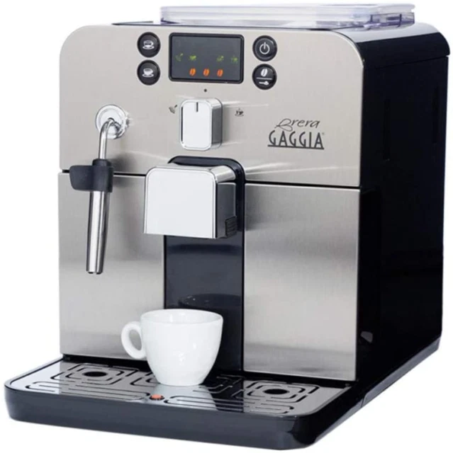 Gaggia Brera 1400W Macchina da Caffè Automatica - Nero/Argento (RI9833/61)