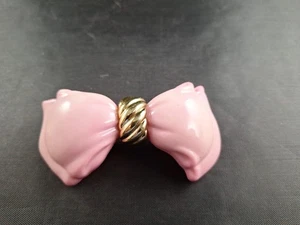 Vtg Pale Pink Hair Barrette Bow Style Retro Glam 1980s 1990s *7-C - Picture 1 of 3