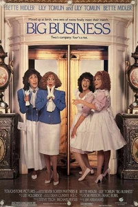Póster original de la película Big Business de una hoja - 1988 - Bette Midler - ¡enrollado! - Imagen 1 de 5
