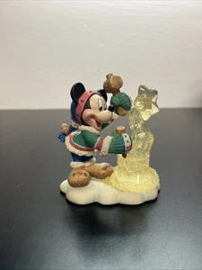 Disney Mickey Mouse Ice Sculpting Figurine Christmas ~ Vintage Enesco W27 - Picture 1 of 5