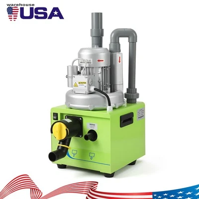 Máquina de succión eléctrica dental sistema de vacío 750 W 300 L/min unidad semiseca Foto 1 de 4
