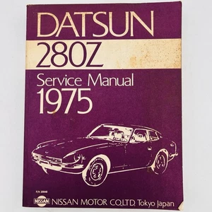 Datsun 280Z Serie S30 1975 manual de reparación de taller de fábrica Nissan - Imagen 1 de 9