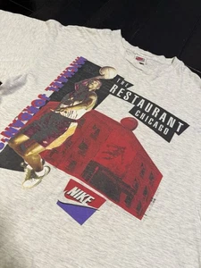 Camisa De Colección Nike Michael Jordan The Restaurant Hecha en EE. UU. Talla XL 90s *Defectos - Imagen 1 de 15