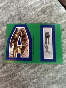 1980 Topps Star Wars Empire Strikes Back Sticker/Puzzle Letters A & I #83 NM - Bild 1 von 2