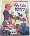 VINTAGE 1963 STEPHENS "FOR BUSY BODIES " COLORING AND ACTIVITY BOOK #957 16 PAGE