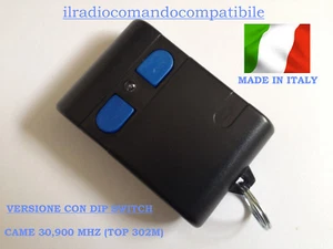 RADIOCOMANDO COMPATIBILE CAME TOP 302A 302M BICANALE 30,900 CON DIP SWITCH 10 - Imagen 1 de 1