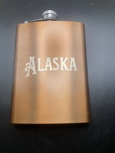 Alaska Flask 8oz Stainless Steel Copper New W/ Tags - Picture 1 of 6