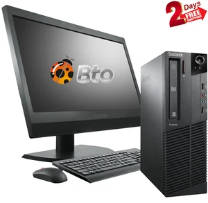 Lenovo SFF Computer PC Intel Core i5-3rd 16GB 480SSD 1TB New 22" LCD WiFi Win 11 - Picture 1 of 9