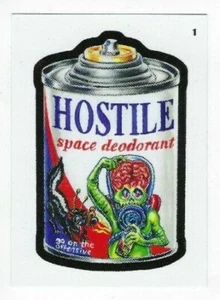 2020 Topps Wacky MARS ATTACKS ATTACKY PACKAGES Series 3 HOSTILE #1 Puzzle Back - Picture 1 of 2