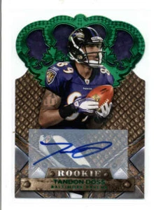 TANDON DOSS 2011 PANINI CROWN ROYALE ROOKIE GREEN AUTO #07/10 AX8172 - Picture 1 of 1