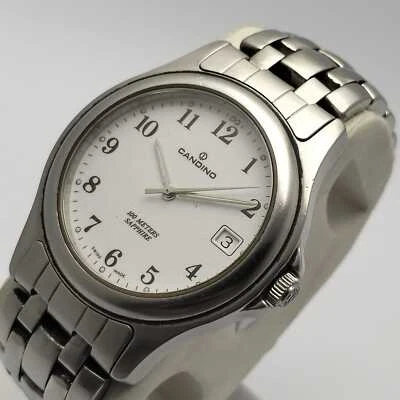 Мужские кварцевые винтажные часы CANDINO C2077 военный циферблат - Изображение 1 из 4