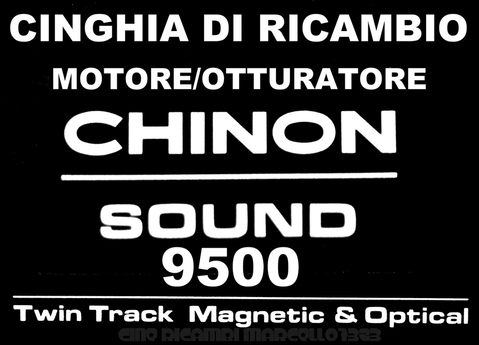 ★CINGHIA DI RICAMBIO MOTORE 1 x PROIETTORE SUPER 8 mm CHINON SOUND 9500 ★ - Immagine 1 di 1