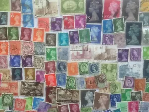 1000 Different Great Britain Definitives Stamp Collection - Picture 1 of 1