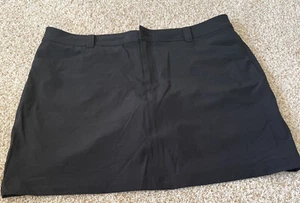 Falda corta Eddie Bauer para mujer talla grande 16 negra bolsillos exteriores spandex. - Imagen 1 de 4