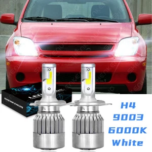 2Pcs LED FOR Scion xA 2004-2006 Headlight H4/9003 6000K White Bulbs Hi/Lo Beam - Foto 1 di 11