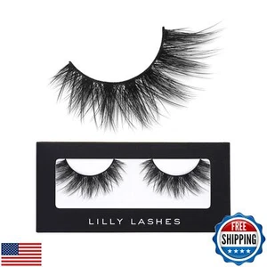 Lilly Lashes Premium Synthetic Lashes Houston, Fake Eyelashes Natural Look, B - Picture 1 of 5