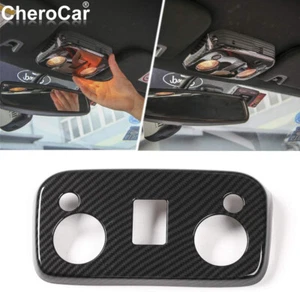 Cubierta de luz de lámpara de lectura de techo de fibra de carbono para automóvil para Ford Mustang 2009-2020 - Imagen 1 de 11
