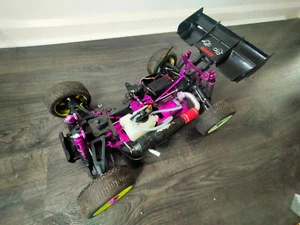 Schumacher Nanda SWIFT 1/8 Nitro RC ROLLER conversion E buggy Chassis Rolling 8 - Picture 1 of 8