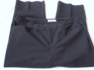 WOMENS CHRISTOPHER & BANKS BLACK CAPRI PANTS, 12 - Picture 1 of 1