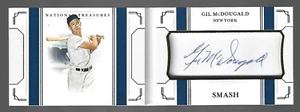 Gil McDougald 2019 Panini National Treasures Booklet Cut Signature Auto 3/15 - Picture 1 of 5