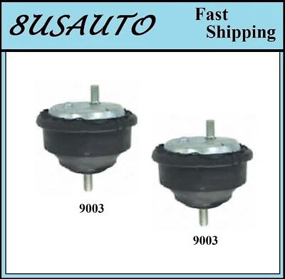 2PCS FRONT LEFT & RIGHT MOTOR MOUNT FIT BMW 735IL, 750IL, 850CI, 850CSI, 850I - Image 1 of 3