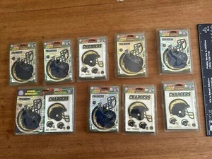 Vintage 1999 San Diego Chargers New Old Stock NFL Sticker Autocollants Lot Of 9 - Bild 1 von 13