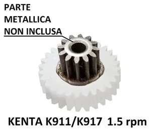 Ingranaggio in nylon per motoriduttore stufa a pellet Kenta K911 K917 1,5 rpm - Picture 1 of 6
