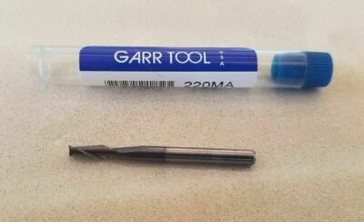 GARR Tool 220 MA 7/64" End Mill Carbide EDP # 11067 2 Flute New - Image 1 of 2
