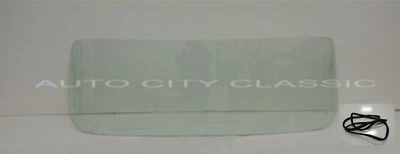 1956 Ford Pickup F100 Panel Delivery 82 Green Tint Windshield Glass and Gasket - Image 1 of 3