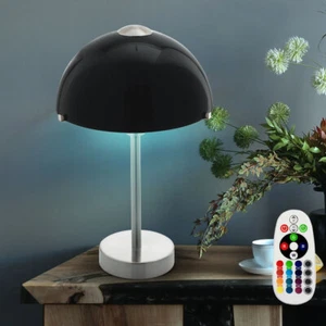 RGB LED Tischleuchte Schlafzimmer Farbwechsel Nachtlicht Fernbedienung E14 Lampe - Bild 1 von 10