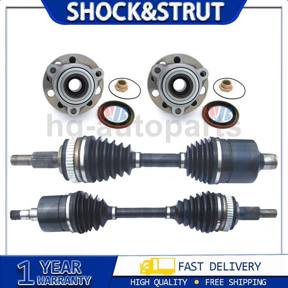 Eje CV + cojinete de cubo de rueda para Cadillac Fleetwood 1990 Foto 1 de 4