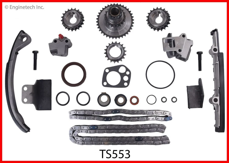 定时链套件适用于日产 2.4L KA24DE 240Sx - TS553 — 第 1/1 张图片