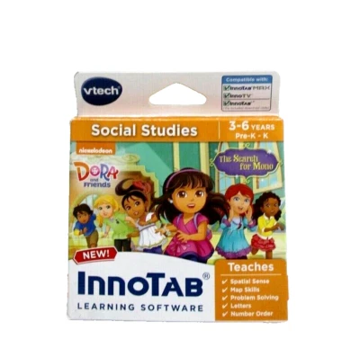 VTech Innotab Learning Software Social Study The Search for Mono Dora & Friends - Image 1 of 2