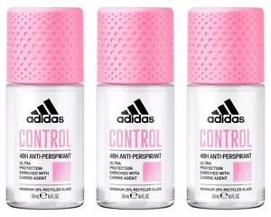 ✅ ADIDAS Control Deo Roller Roll On Antitranspirant 48h Schutz 3x 50ml ✅ - Bild 1 von 1