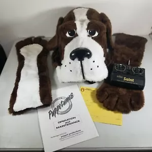 94' Puppenstuben Bernhardiner ferngesteuerter Kopf Hundekostüm Halloween pelzig - Bild 1 von 12