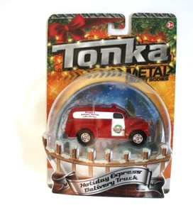 Tonka Metal Diecast Bodies Holiday Express Delivery Truck Sealed - Picture 1 of 4