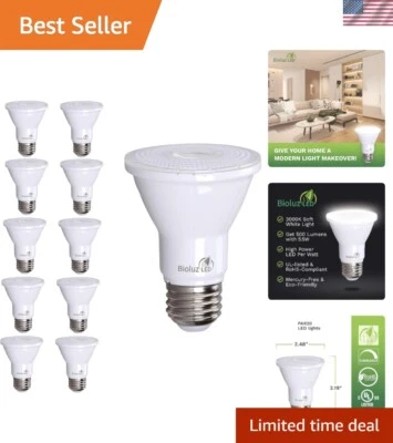 Energy Star Dimmable LED Light Bulbs - 10-Pack, 75W Equivalent, 3000K Soft White - Image 1 of 4
