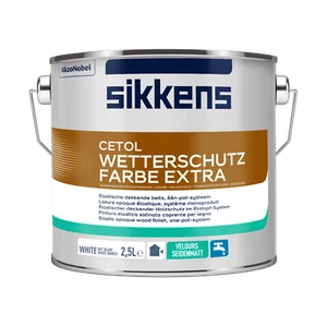 Sikkens Cetol Wetterschutzfarbe Holz Deck Farbe Extra weiß 2,5L - Bild 1 von 1