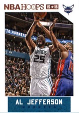 2015-16 Panini NBA Hoops #45 Al Jefferson Charlotte Hornets NM Trading Card